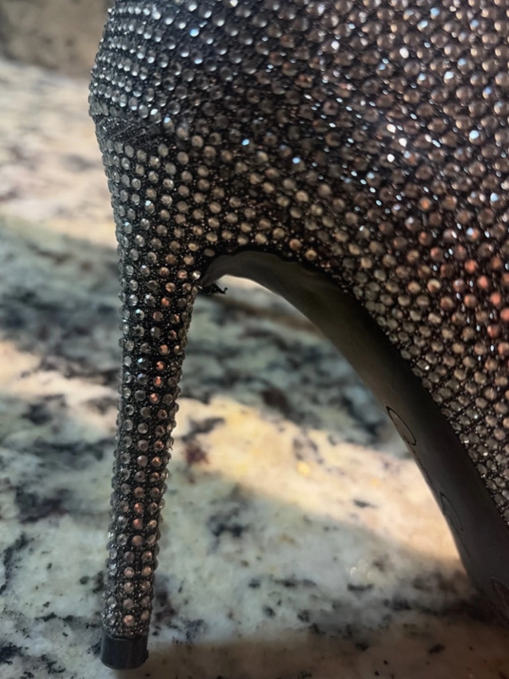JESSICA SIMPSON♦️GLITTER GABOR RHINESTONES BOOT - Picture 13 of 14